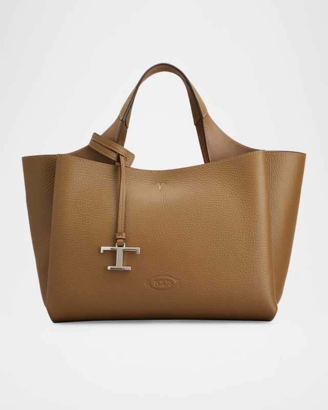 Mini Grain Leather Tote Bag